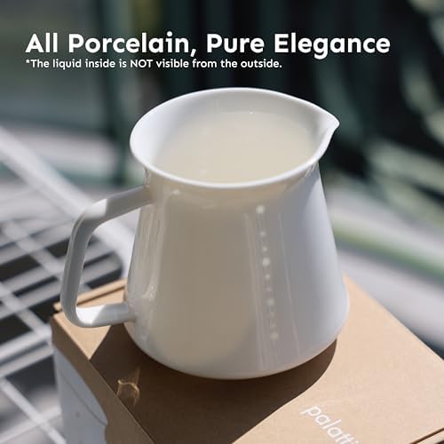 Palatti Lunar Porcelain Coffee Server and Carafe, 20oz / 600ml, Perfect for Ceramic Pour Over Maker Set, Exquisite and Elegant Experience for Ceramic Pour Over Coffee Dripper - Image 2