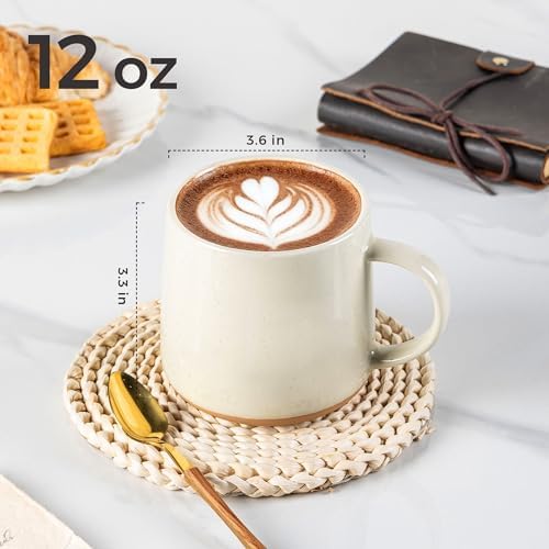 GBhome Ceramic Coffee Mugs Set of 4, 16oz Handmade Coffee Mugs - Image 2