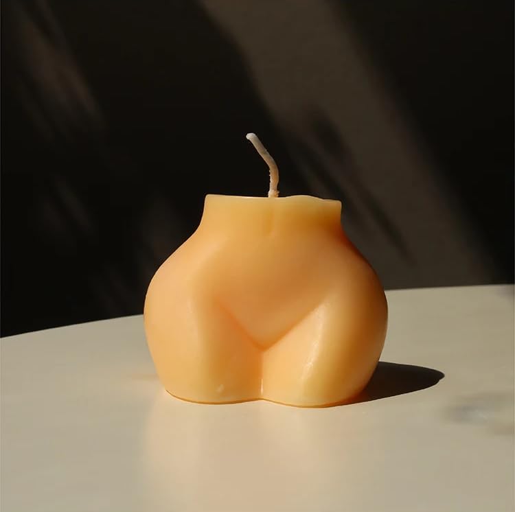 Candle Molds - Silicone Mold for Candles Making, DIY 3D Moulds for Soy Wax, Beeswax, Scented Candle, Valentine's Day Gifts (Butt) - Image 2
