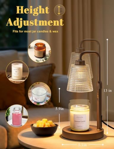 Candle Warmer Lamp with Timer, Birthday Gifts for Women, Cozy Room Decor - Image 4