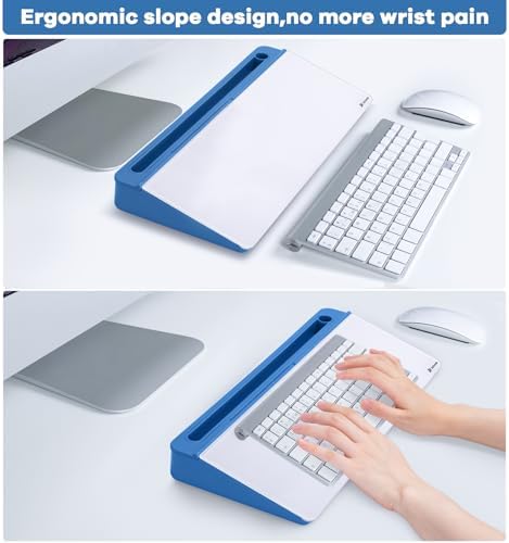 Varhomax Glass Desk Whiteboard with Storage, Desktop Organizer - Image 6