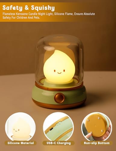 WANIDEA Kids Night Light, Cute Desk Lamp, Holloween Decor - Image 5