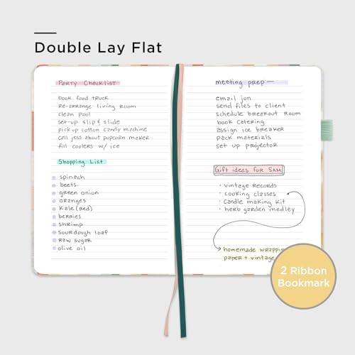 &And Per Se Lined Hardcover Notebook – A5 5.7"x8" College Ruled, 160 Pages, 100gsm Thick Paper – Aesthetic Journal for Women, Gift-Ready Planner, Everyday Writing Notebook (Colorful Stripes) - Image 3