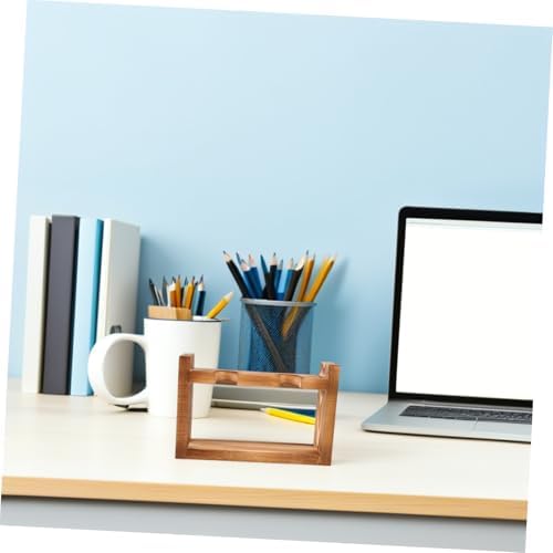Heart Hydroponic Vase with Wooden Stand for Desktop Home Decor - Image 4
