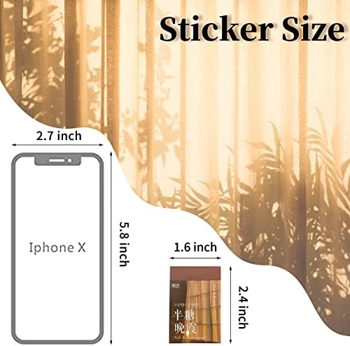 600 Pieces Washi Sticker Set, 12 Set Scrapbooking Diary Planner Album Diary Notebook, Scrapbooking Sticker Journaling Supplies for DIY Arts and Crafts Card Making Laptop Decoration - Image 2