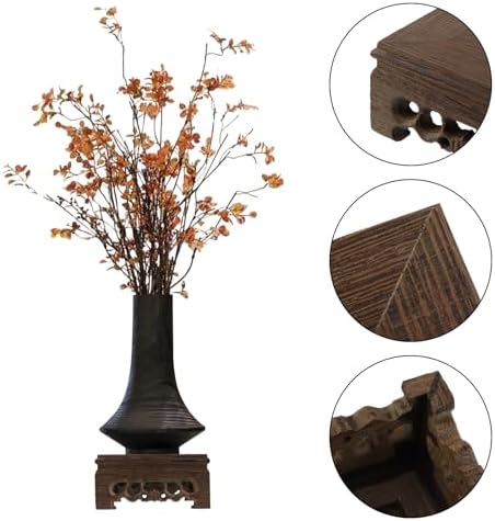 Square Furniture Wooden Display Stand Base, 4.84" Inner Diameter - Image 3