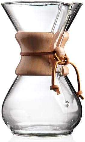 Chemex Pour-Over Glass Coffeemaker - Classic Series - 6-Cup - Exclusive Packaging by CHEMEX%C2%AECoffeemakers