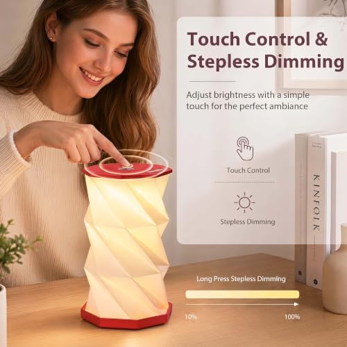 Portable Foldable Table Lamp, Japanese Gift, Paper Lantern Lights - Image 5