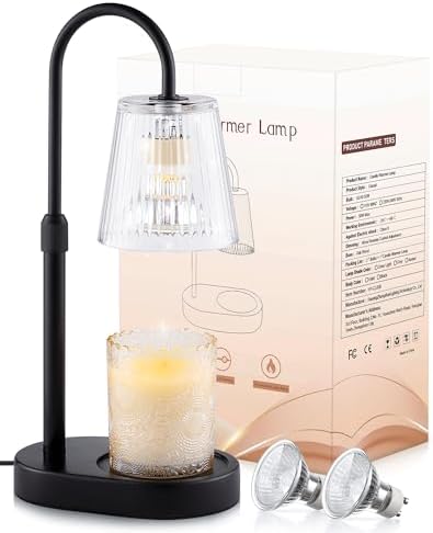 Candle Warmer Lamp with Timer Dimmable - Birthday Gifts for Women Mom House Warming New Home Decor Wax Melt Warmer for Jar Candles by Unknown