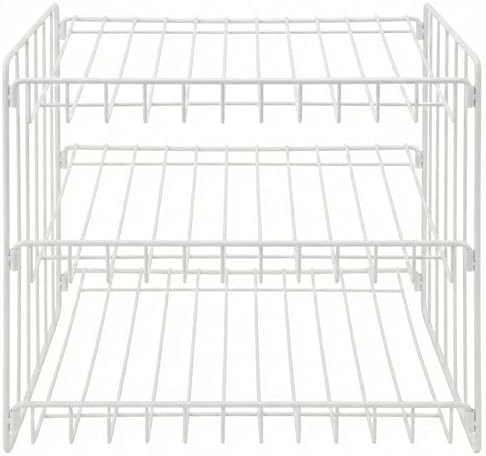 Kitchen Details 3 Tier Can Storage Organizer Rack in White - Image 2