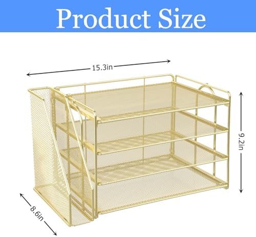 gianotter 4-Tier Paper Organizer With Magazine Holder - Image 4