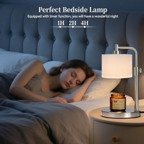 NITOWOLF Candle Warmer Lamp, Wax Warmer Lamp, Birthday Gifts (Silver) - Image 4