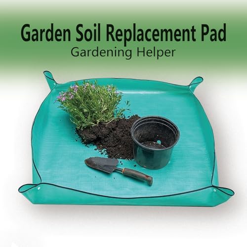 17-Piece Succulent Plant Care Tool Set, 26" and 39.4" Plant Transplanting Mats, Indoor Transplanting Supplies, Including Pot Transplantingg Mat, Mini Gardening Tool Set for Plant Care - Image 3