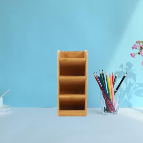 GLEAVI Wood Desk Organizer Pen Holder for Office and Home Use - Image 6
