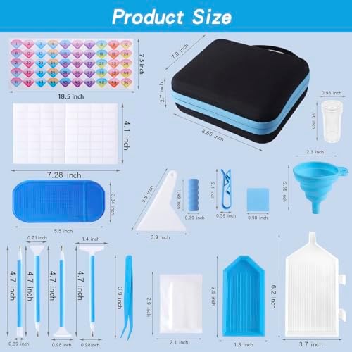 LYMUSUMI 30 Slots Diamond Art Storage Containers - Image 2