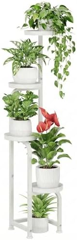 Bamworld Corner Plant Stand Indoor Outdoor Tall Metal Flower Pot Stands by Bamworld