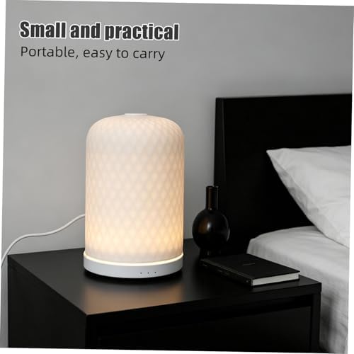 Cabilock Ceramic Essential Oil Diffuser for Home with Continuous Diffusion and Color Changing LED Lights Minimalist Silhouette Aroma Diffuser Suitable for Yoga and Home Décor - Image 4