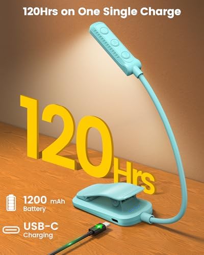 Glocusent 13 LED Book Lights for Reading at Night, Gifts for Book Lovers - Image 5