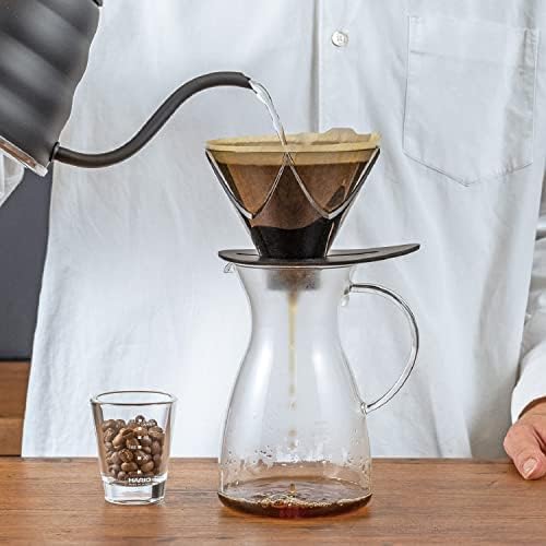 Hario V60 "Mugen" Ceramic Coffee Dripper, Size 02, White - Image 7