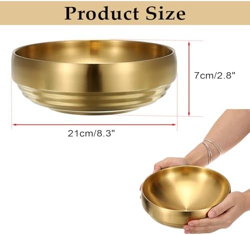 8.3" Golden Key Bowl for Entryway Table Decorative Bowl for Keys - Image 3
