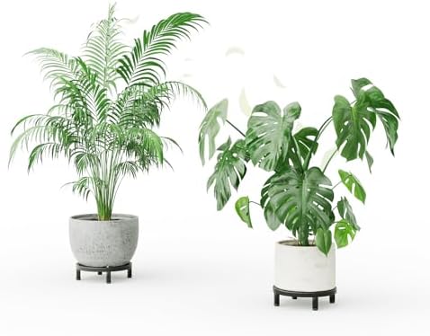 Zhongma 2 Pack 8.7" Low Plant Stand, Fully Assembled Heavy Duty Pot Riser - Image 3