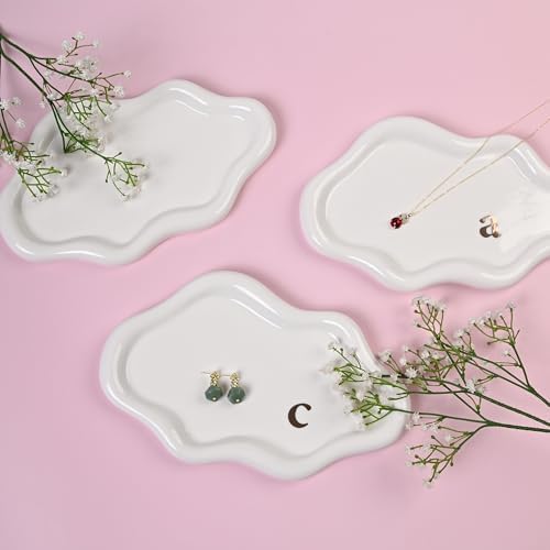 Ceramic Jewelry Large Decorative Cloud Tray, Trinket Dish (c) - Image 4