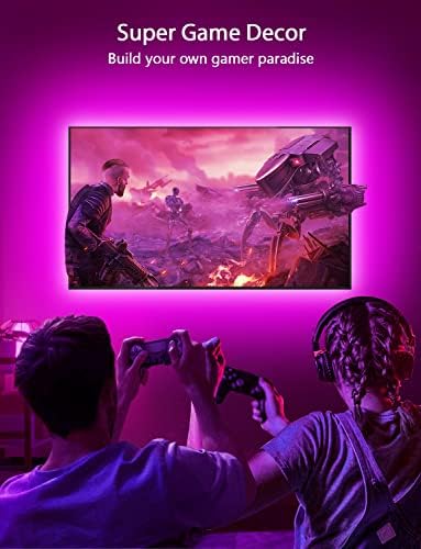 MATICOD LED Lights for TV Led Backlight, 9.84ft RGB Led Strip Lights USB TV Lights Behind 32-43in, APP Remote Control Music Sync TV Led Light for Bedroom Gaming Home Décor - Image 4