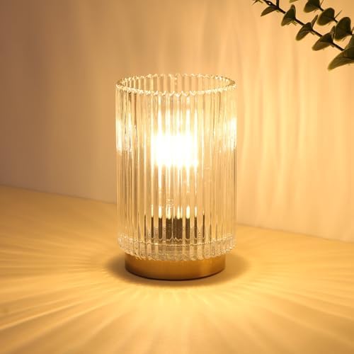 Cordless Table Lamp with Timer, Bedside Lamps with LED Warm Light by Unknown