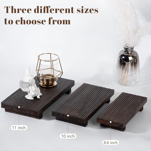 Bathroom Tray Farmhouse Decor Kitchen Soap Holder, 11" * 5.5" Dark Brown - Image 6
