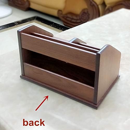 N Desk organizer wood with small drawer Office and Home organization like remote control holder pencil holder HeBen1029 - Image 6