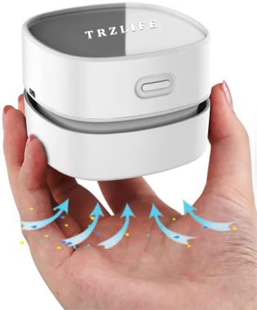 TRZLIFE USB Desk Vacuum, Office & Home Desktop Cleaner, Ideal Gift by Deskvacuum