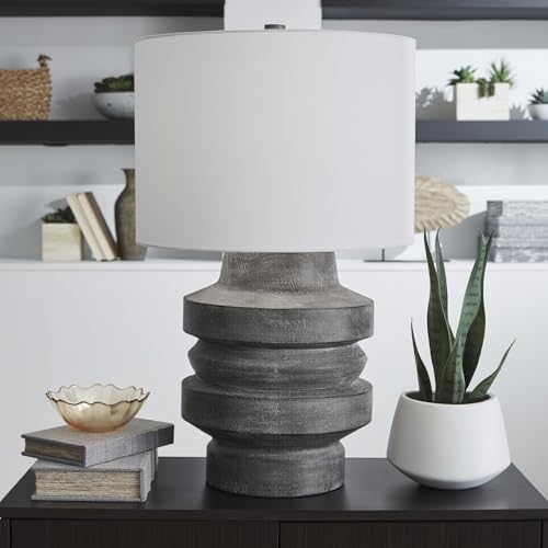 Signature Design by Ashley Wahida 1-Piece Table Lamp, Distressed Black - Image 2