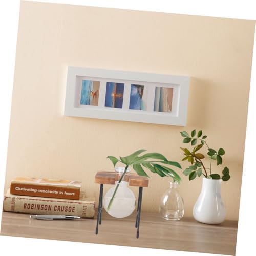 Hydroponic Flower Pot with Wooden Stand, Glass Vase for Desktop Flower Bouquets, Nordic Style Plant Propagation Container for Home and Office Décor, 1pcs Set - Image 6