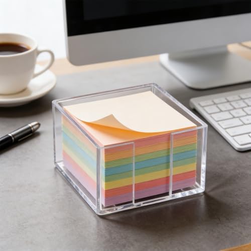 Sticky Note Holder, Clear Acrylic Notepad Holder - Image 6