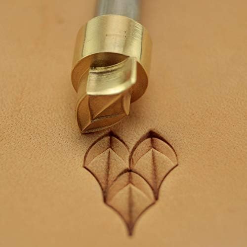 DandS ltd Leather Stamp Tool, Dragon Scale, Professional Steel Craft Tool for Leatherworking, Embossing, Carving & Stamping Leather Projects, Belts Wallets & DIY Projects Compatible with Mallet #228
