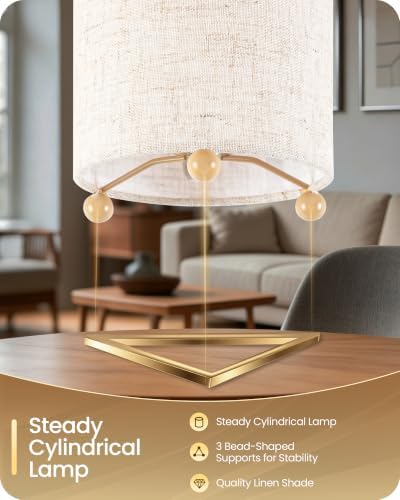 Small Table Lamps Set of 2, 8.1" Bedside Lamps Set 2 for Bedroom - Image 6