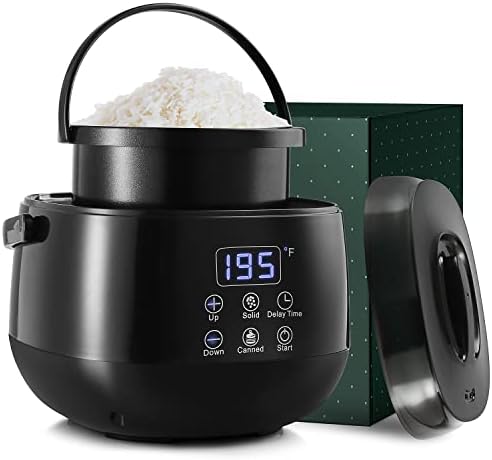Hearth & Harbor Electric Wax Melter for Candle Making, Small 16oz Candle Wax Melting Pot, Non-Stick Candle Wax Melter for Candle Making, Candle Maker Machine - Fast, Easy, & Clean Candle Melting Pot by HearthHarbor