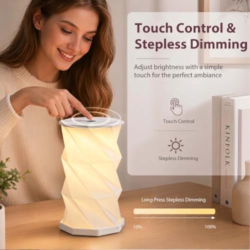 Portable Foldable Table Lamp, Japanese Gift, Paper Lantern Lights - Image 5
