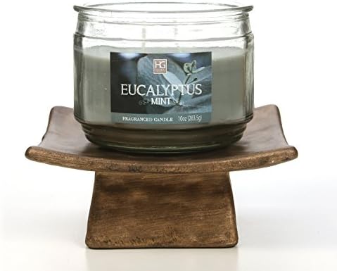Hosley Square Candle Holder Pedestal with Incense Stick Holder – Decorative Display Stand for Pillar Candles, Small Décor & Meditation Spaces - Image 7