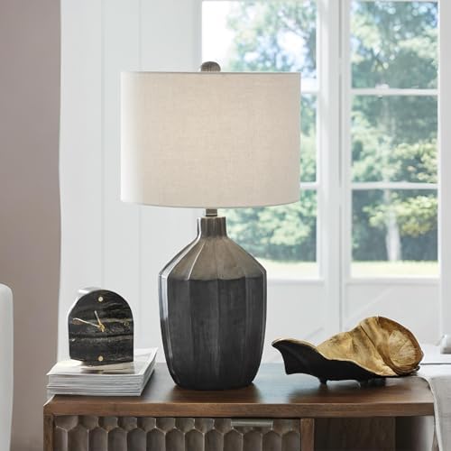 Signature Design by Ashley Jilton Table Lamp, 25-Inch Black for Nightstand - Image 2