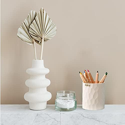 minimaliving Pen Holder,Nordic Style Silicone Waterproof Pencil Holder for Desk Simple&Modern Minimalist Makeup Organizer Multifunctional Office Supplies for Home,Kids and School(Light grey) - Image 2