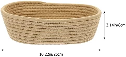 Cotton Rope Woven Shelf Basket, Soft Mini Storage Bin - Image 7