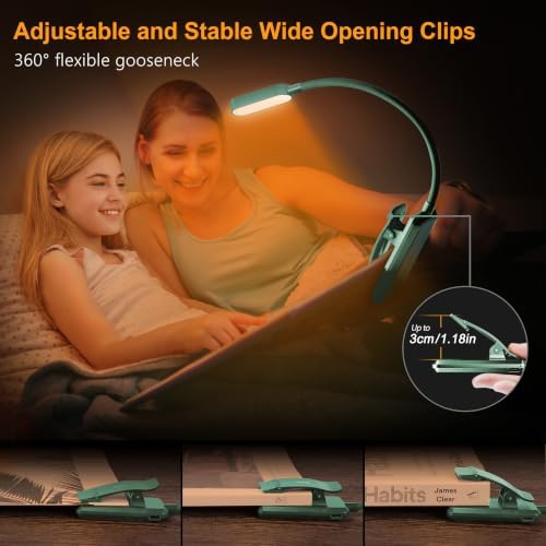 Gritin 16 LED Rechargeable Book Light for Reading in Bed - Image 5