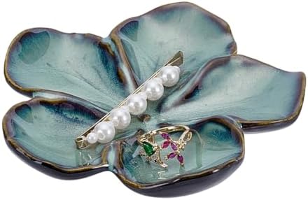 Ceramic Jewelry Dish Tray Small Trinket Tray Ring Holder by Unknown