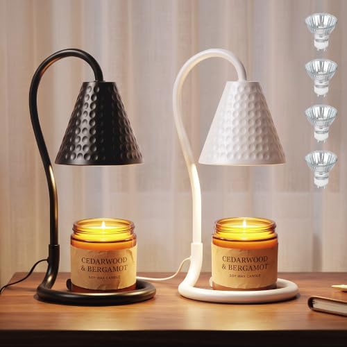 TATAANTY Candle Warmer Lamp 2 Pack, Iron Wax Warmer with Timer and Dimmer by TATAANTY