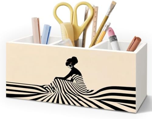 African American Gifts for Black Women Pen Pencil Holder for Desk by Unknown