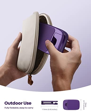 Lamicall Purple Phone Holder for Desk - Dark Purple Cellphone Stand - Image 4