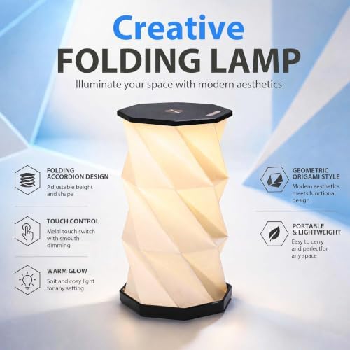 Portable Foldable Table Lamp, Japanese Gift, Paper Lantern Lights - Image 2