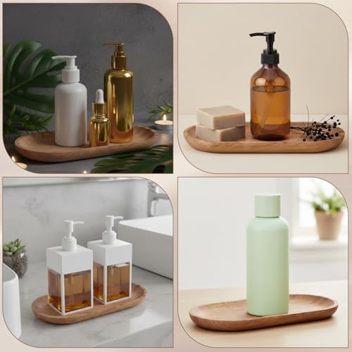 Wood Serving Platters and Trays of Natural Wood with Edge - Image 7