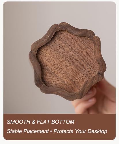 Black Walnut Pen Holder for Desk, Wooden Desk Organizer - Image 4